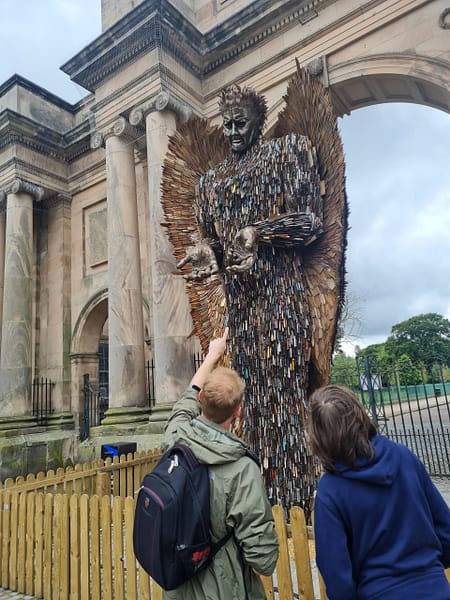Knife Angel sculpture